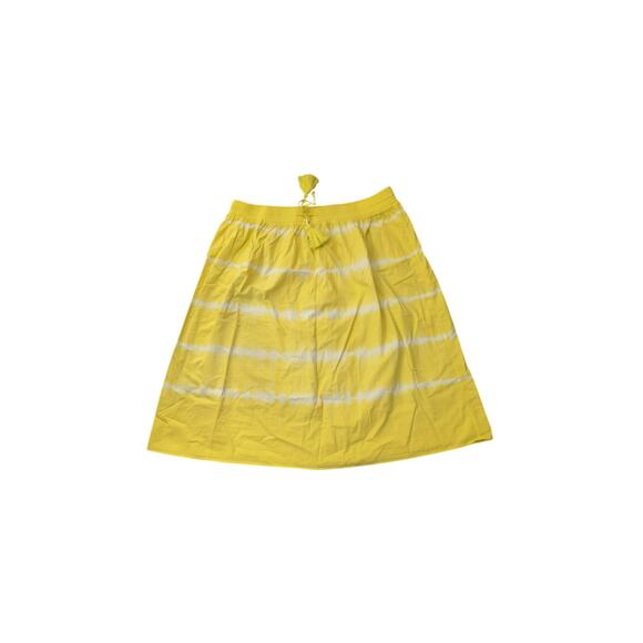 J.Crew Dresses & Skirts - J.Crew Yellow White Tie Dye Cotton Midi Maxi Skirt